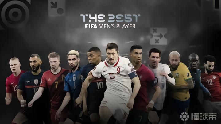 2021国际足联年度最佳球员候选名单：梅西、C罗、莱万在列